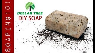 DIY Dollar Tree Mocha Soap  Easy Beginner Soap Recipe  Soaping101 [upl. by Nawuq]