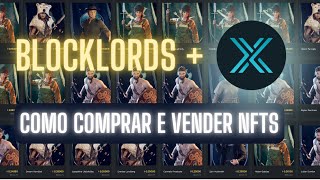 Blocklords  Immutable X  Tutorial  Como comprarvender NFTs e sacar seu [upl. by Noam]