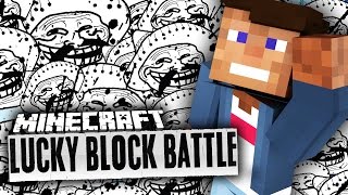 ICH WERDE GETROLLT O  Minecraft LUCKY BLOCK BATTLE 38  Dner [upl. by Nevsa359]