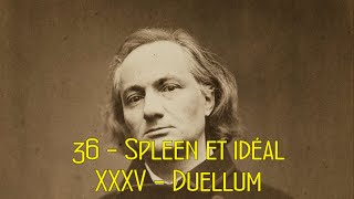 Les fleurs du mal 36 Spleen et idéal  XXXV  Duellum [upl. by Hsak]