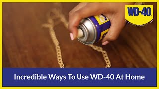 Amazing Ways To Use WD40 Around The House  Cleaning Tips [upl. by Airetak]