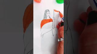 independence day independenceday shorts india women indianflag [upl. by Aryaz]