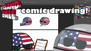 Poleing Data  Countryballs Comic Drawing by koleye [upl. by Borg]