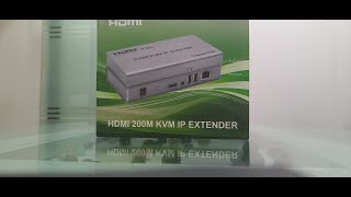 KVM Extender 200mtr  Connection guide for beginners [upl. by Eirdua]