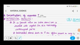 Vacancy Interstitial DefectsSubstitutional Defects [upl. by Anthony]