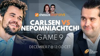 Carlsen  Nepomniachtchi  Game 9  World Chess Championship  Judit Polgar amp Anish Giri [upl. by Aerised]