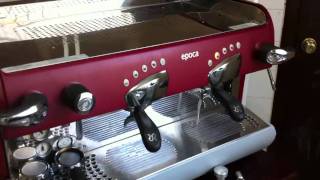 Rancilio Epoca e2 rojo metalico [upl. by Gridley586]