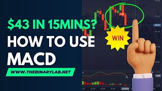 How To Trade Binary Options  MACD with Martingale Strategy [upl. by Ettezoj]