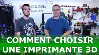 Quelle imprimante 3D acheter  Guide pour les débutants [upl. by Notnilc401]