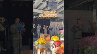 US Army Band performing at the AutumnFest in Woonsocket RI [upl. by Attekal]