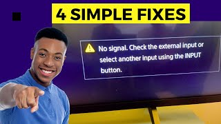 How to fix No Signal HDMI on SONY TV  No picture from my video device when using an HDMI connection [upl. by Eiramyelhsa]