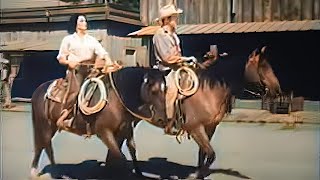 The Buckskin Lady 1957 Patricia Medina  Western  COLORIZED  Full Movie  Subtitled [upl. by Nadnerb829]