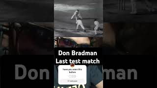 Don Bradman last match [upl. by Aihsei185]