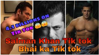 Salman khan Tik tok  Bhaijaan ki Tik tok videos  41 billions on Tik tok [upl. by Sarene]