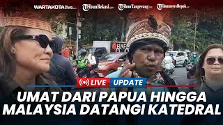 🔴PAUS Fransiskus Ke Katedral Umat Katolik dari Papua Hingga Malaysia Berdatangan [upl. by Barbaresi]