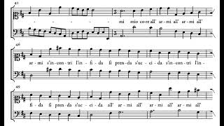 Tradimento op 7 B Strozzi Score Animation [upl. by Nanam]