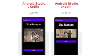 Android Studio  Kotlin  Audio And Media API  Creating audio and video player in Kotlin [upl. by Aiuhsoj50]