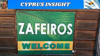 Zafeiros Bar amp Restaurant Pernera Cyprus  Stunning Location [upl. by Eillac]