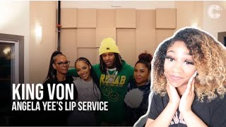 Angela Yee’s Lip Service ft King Von  Reaction [upl. by Ninnahc]