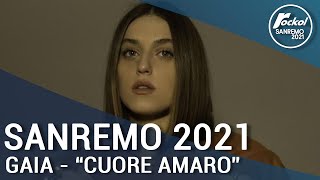 Gaia in gara a Sanremo 2021 con “Cuore amaro” [upl. by Enovaj]