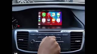 2013 14 15 16 17 Honda Accord Sport with wireless Apple carplay in MID display [upl. by Abernon]