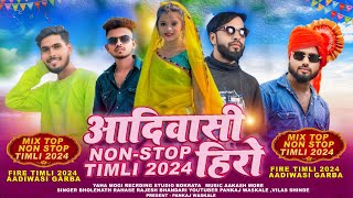 आदिवासी हिरो  AADIVASI HIRO  NEW NONSTOP TIMLI SONG 2024  ADIVASI GARBA NONSTOP TIMLI 2024 [upl. by Krongold]