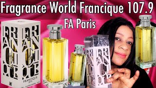 Fragrance World Francique 1079 Perfume Review  FA Paris Perfumes  MiddleEastern Perfumes [upl. by Caryn]