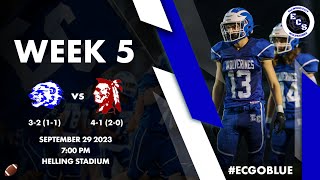 ECS Football Week Five  Ellwood City vs Mohawk 092923  700 PM [upl. by Itnavart]