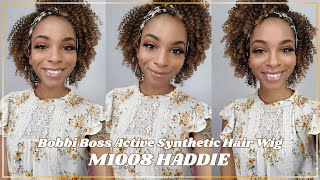 Glamourtress  Bobbi Boss Active Synthetic Hair Wig  M1008 HADDIE [upl. by Namyw866]