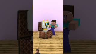 When Skinny Boy has a fake Fun Bot music box minecraft animation minecraftanimationfunny [upl. by Scholz969]