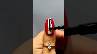 Easy nail art  Home tool nail art nails nailart naildesign shortsfeed [upl. by Rudelson]