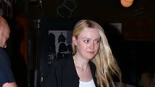 Dakota Fanning at a Winnetka Bowling League concert in West Hollywood California [upl. by Zedecrem]