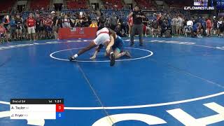 132 Lbs Rnd Of 64 Antrell Taylor Nebraska Vs Jacob Fryer Missouri [upl. by Lietman808]