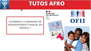 COMMENT LA DEMANDE DE REGROUPEMENT FAMILIAL EN FRANCE [upl. by Rosalba]