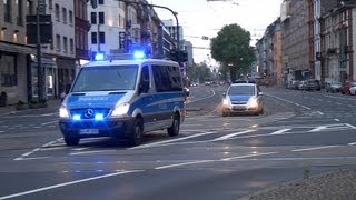 Großeinsatz in Frankfurt Polizei und Rettungsdienst aus allen Richtungen [upl. by Sibbie]