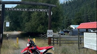 Exploring Tulameen BC and The Kettle Valley Rail Trail on my Honda CRF300L [upl. by Mungo985]