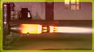 Jet Engine full power run Afterburner HX Monster Homemade jet engine [upl. by Nilra328]