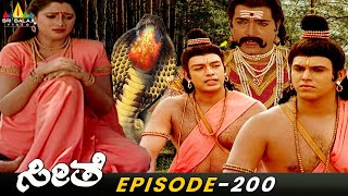 Ravana Torchers Sita Devi  Kannada Ramayan  Seethe  Episode  200 BhaktiSerialsKannada [upl. by Errehs]