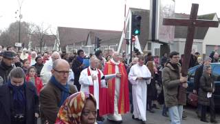 procession argenteuil 25 03 2016 [upl. by Giah679]