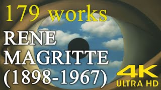 Rene Magritte  Witty and thoughtprovoking images  painting collection 179 works [upl. by Madaih]