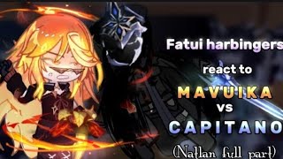 Fatui Harbingers react to Natlan full part Genshin ImpactGacha Club [upl. by Ynnhoj]