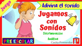 JUGAMOS CON SONIDOS Aprendeencasa Preescolar [upl. by Toll]