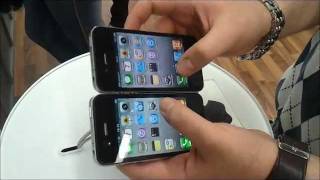 iPhone 4 VS yoPhone  UNBOXING  TEST [upl. by Donoghue]