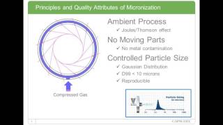 Particle Micronization A Tool for Enabled Pharmaceutical Formulations [upl. by Nylhtac622]