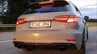 Audi RS3 2018 exhaust sound  HD [upl. by Corsetti]