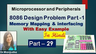 8086 designing problems memory mapping 8086 [upl. by Delbert606]