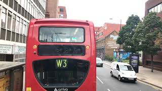 FULL VISUAL W3 Northumberland Park  Finsbury Park Station Arriva London T206 LJ61CHL [upl. by Kerr]