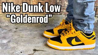 Nike Dunk Low “Goldenrod” Review amp On Feet [upl. by Sanburn]