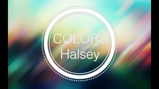 Halsey  Colors KaraokeInstrumental Version [upl. by Roel]