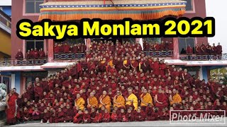 THE GREAT SAKYA MONLAM 2021 PEMA TSAL MONASTERY POKHARA NEPAL DORDA JCM [upl. by Eronaele400]